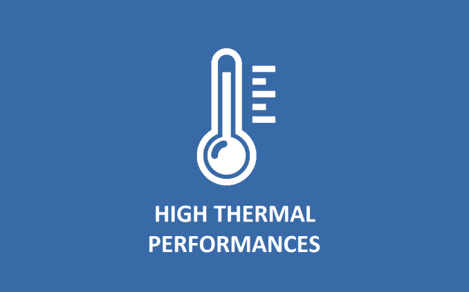 High thermal performances